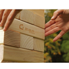 De Verhuurcentrale - Prachtig houten XL Jenga spel in sterke draagtas