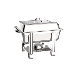 Chafing Dish, vierkant complete set (afm 24 x 30 cm)